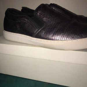 Steve Madden metallic snake print sneaker